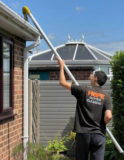 Professional gutter repair services in Mansfield